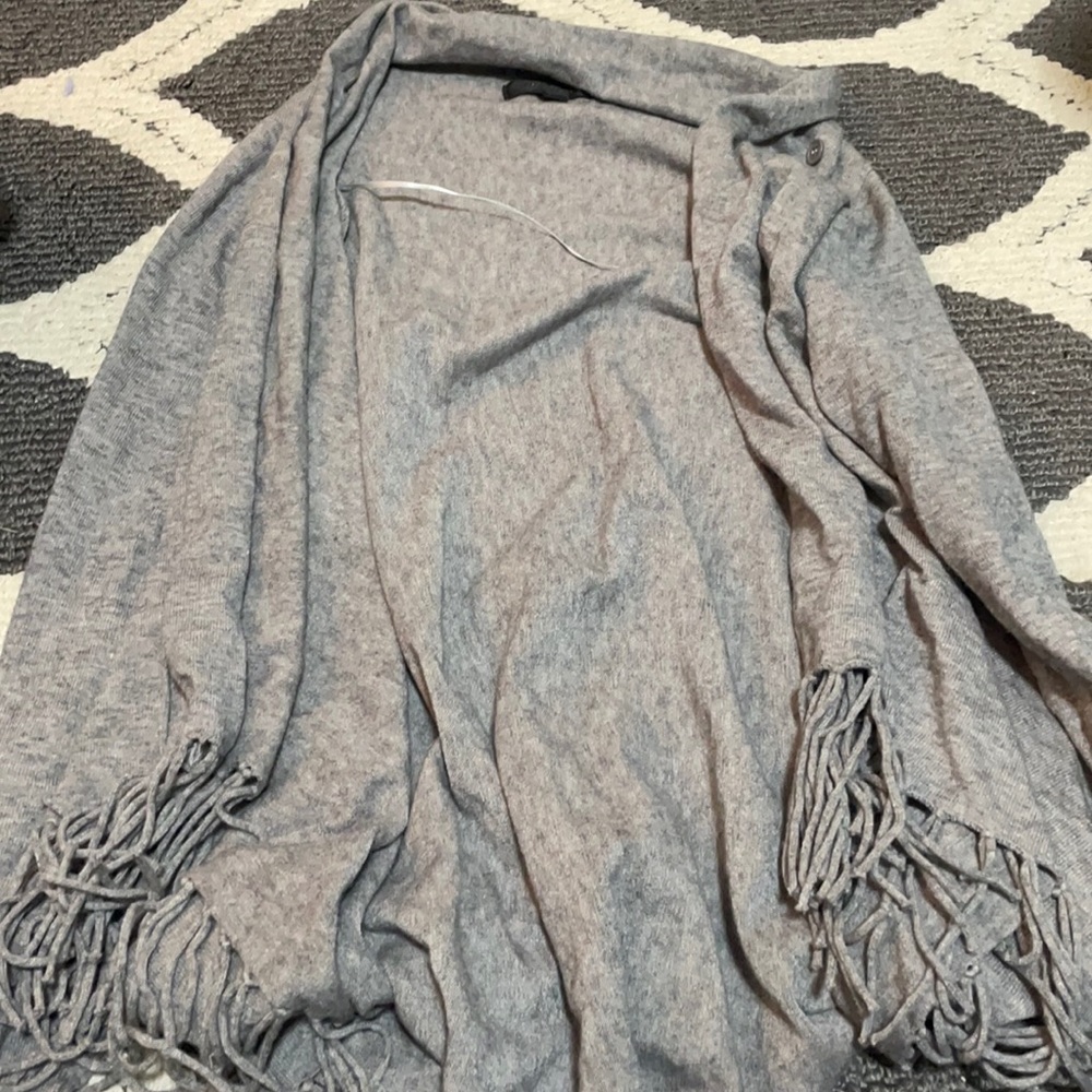 Long sleeve grey cardigan